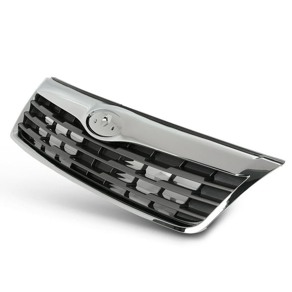 Chromed Front Hood Grill Grilles Vent Hole Cover Fit ForSUBARU Forester 2009-2010