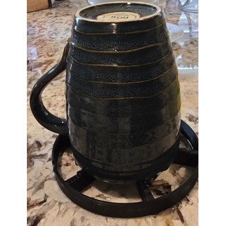 Montana Woodworks Glacier Country Cup Holder - Rustic Lodge Pole Pine, Holds 8 Mugs, 15" Tall