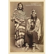 Iron Bull, Mountain Crow Chief, and Wife-Fine Art Canvas Print (20" x 30")