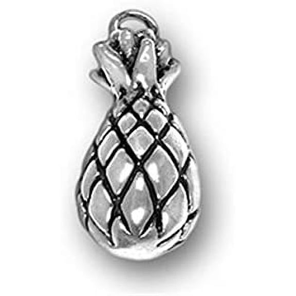 Sterling Silver Pineapple Charm Item #151 3D Heavy Hawaii Travel Charm …