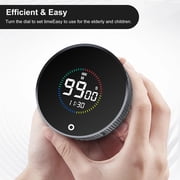 Rechargeable Magnetic Digital Kitchen Timer - Large LED Display, 3 Adjustable Volume for Cooking,Workout, Productivity,with Meal Planner