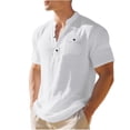 thumbnail image 1 of Camisetas de Bolsillo de Manga Larga para Hombres No Aplicables Aquí, Camisetas de Navidad de Manga Larga para Hombre No Incluidas, Cuello de Lino de Manga Corta, 1 of 9