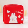 thumbnail image 3 of D-GROEE 2PCS Sanitary Napkin Storage Bags Pouches Nursing Pad Holder Tampon Bags Portable Period Kit Bag Feminine Product Pouch for Girls for Pads Bag for Pads and Tampons with Zipper, 3 of 7
