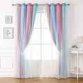 thumbnail image 2 of Rideaux à Étoiles à Double Couche pour Enfants, Rideaux d'Extérieur pour Chambre de Bébé, Rideaux « Groet Top », Longs Panneaux de Rideaux; L ( of ), 2 of 9