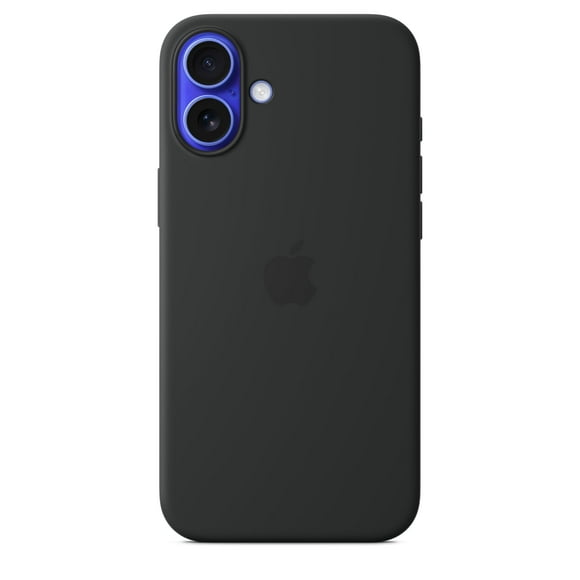 Apple iPhone 16 Plus Silicone Case with MagSafe – Black