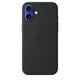 thumbnail image 1 of Funda para teléfono Apple iPhone 16 Plus de silicona con MagSafe Black, 1 of 4