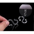 thumbnail image 3 of 12 Pcs 1.7-inch Clear Plastic Punch Bowl Cup S Hooks, 3 of 3