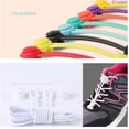 thumbnail image 5 of 2 Pair Shoe Laces No Tie Elastic Shoelaces One Size Fits All Kids Adults Athletic Running Sneakers Shoes Boot Strings, 5 of 7