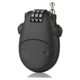 thumbnail image 1 of axGear Helmet Lock Cable Bike Password Lock Telescopic Wire Rope, 1 of 8