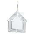 thumbnail image 1 of Molinillo de viento de metal para sublimación, para colgar en el jardín, decoración de casa, 200 x 182 x 1 mm, 1 of 14