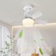thumbnail image 5 of E27 Socket Fan Light Timing Wireless Ventilador Techo Regulable Control Remoto Y Aplicación Con Pantalla para Sala Estar, 5 of 9