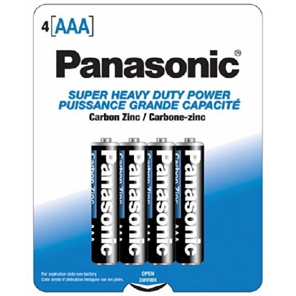 Panasonic Super Heavy Duty UM-4NPA - Battery 4 x AAA