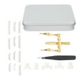 thumbnail image 2 of Kit de tratamiento de uñas encarnadas Fugacal Profesional de acero inoxidable con caja de almacenamiento y 12 cables correctores, 2 of 6