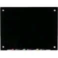 thumbnail image 3 of Audio-Visual Direct Glass Dry-Erase Whiteboard Set - 18" x 24" - (Magnetic, Black), 3 of 7