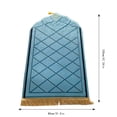 thumbnail image 4 of Portable Prayer Rug: Thick Embossed Flannel Prayer Mat with Sponge Base for Indoor/Outdoor Use, 4 of 4
