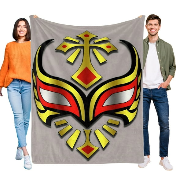 Rey Mysterio Flannel Blanket 39*59 inch Soft And Comfortable With Clear Patterns And Easy Cleaning