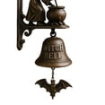 thumbnail image 5 of Witch Themed Entryway Door Chimes Handmade Wall Hanging With Metal Bells, 5 of 8