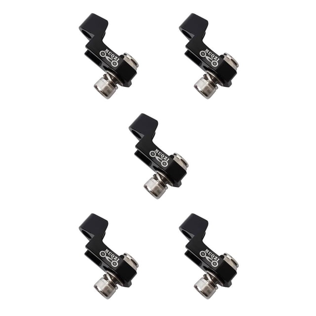 bedienty Bicycle V Brake C Clamp Middle Support Brake Clamp Extender Bike Equipment black 5Set