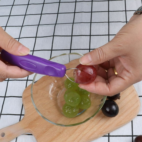 HONMEET Automatic Peeling Machine Fruit Peeler Purple ABS 2Pack