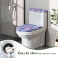 thumbnail image 4 of HELLHERO Toilet Seat Covers Set 2 Piece Set 17x21 Inches Stylish Colorful Butterfly Pattern, 4 of 8
