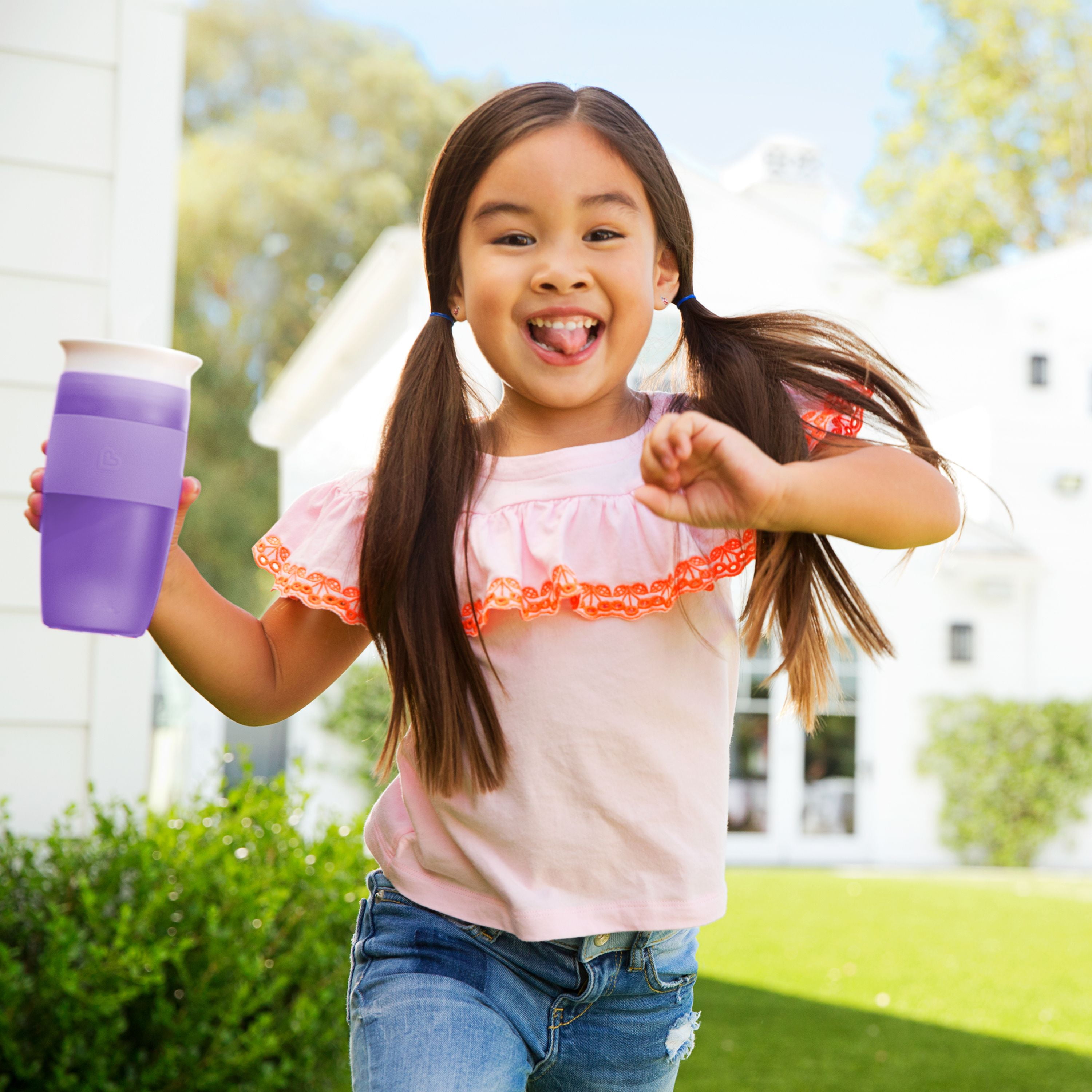 Munchkin® Miracle® 360° Toddler Sippy Cup, 14 oz, Purple, Unisex