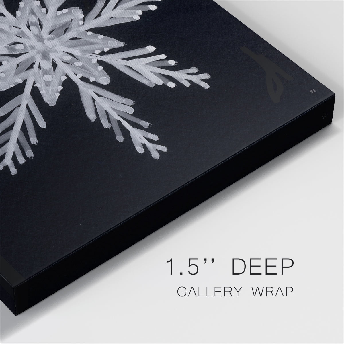 Snowflake II- Gallery Wrapped Canvas