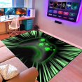 thumbnail image 2 of Games Area Rugs, Gamer Rug for Boy Cool Player Room Decor, Gaming Carpets for Boys Teens, Child Play Soft Floor Mat for Dining Living Room Sofa, Video Game Decor Decorate Doormats Black, 2 of 5