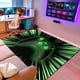 thumbnail image 2 of Games Area Rugs, Gamer Rug for Boy Cool Player Room Decor, Gaming Carpets for Boys Teens, Child Play Soft Floor Mat for Dining Living Room Sofa, Video Game Decor Decorate Doormats Black, 2 of 5
