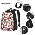 thumbnail image 3 of Balery Red Food Mochila Escolar 3 en 1 para Niños - Mochila Resistente con Lonchera Térmica y Estuche - Mochila Escolar para Niños y Niñas, 3 of 7