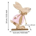 thumbnail image 3 of Fall Decorations Outdoor Easter Wooden Crafts Rabbit Ornaments Style Home Wooden Craft Ornaments, 3 of 4