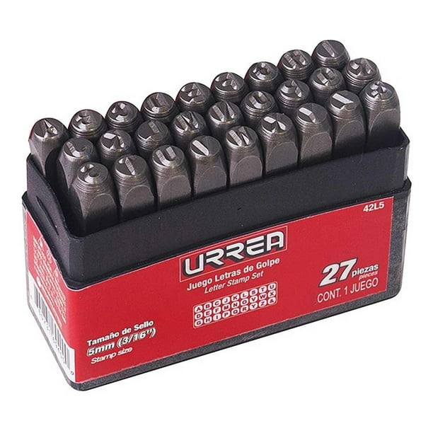 Juego De Letras De Golpe 10 Mm (3/8 ) 42l10 Urrea Urrea 42L10