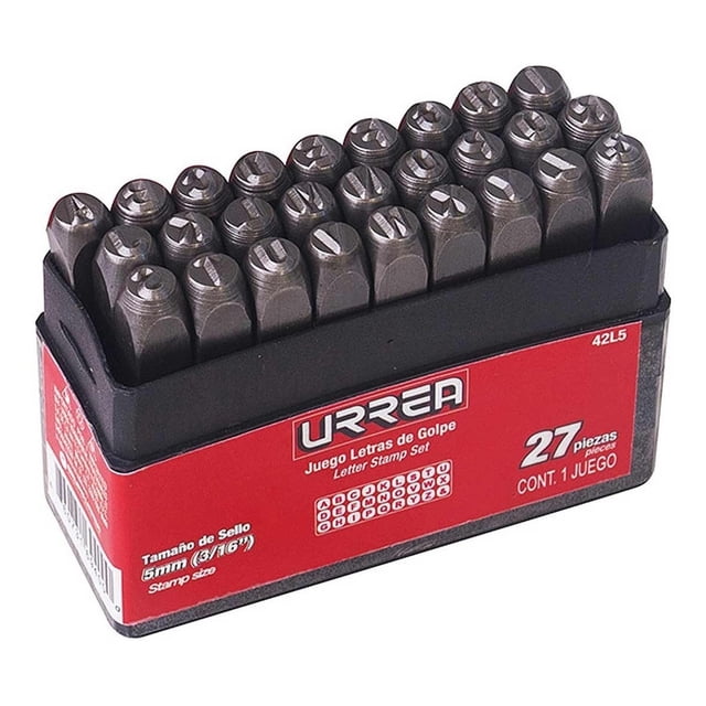 Juego De Letras De Golpe 10 Mm (3/8 ) 42l10 Urrea Urrea 42L10