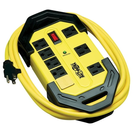 UPC: 0037332140074 | Safety Surge Suppressor 8 Outlets 12 ft Cord 1500 Joules Yellow/Black OSHA