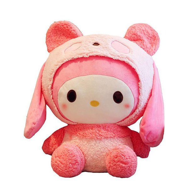 Fábrica al por mayor nueva llegada Melody Sanrio Cinnamoroll almohada de felpa llavero juguetes rellenos Kuromi Plushies muñecas