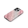 thumbnail image 3 of DesignSkinz Scratch-Resistant Hard Slim Case Compatible with iPhone 14 Pro Max (Compatible with MagSafe) - Glitter Pink Agate Print V1, 3 of 9