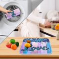 thumbnail image 4 of Ryvnso Love with Leopard Dish Drying Mat for Kitchen Countertop 18x24 Large Dish Pad Drainer Rack Dish Sink Mats, 4 of 7