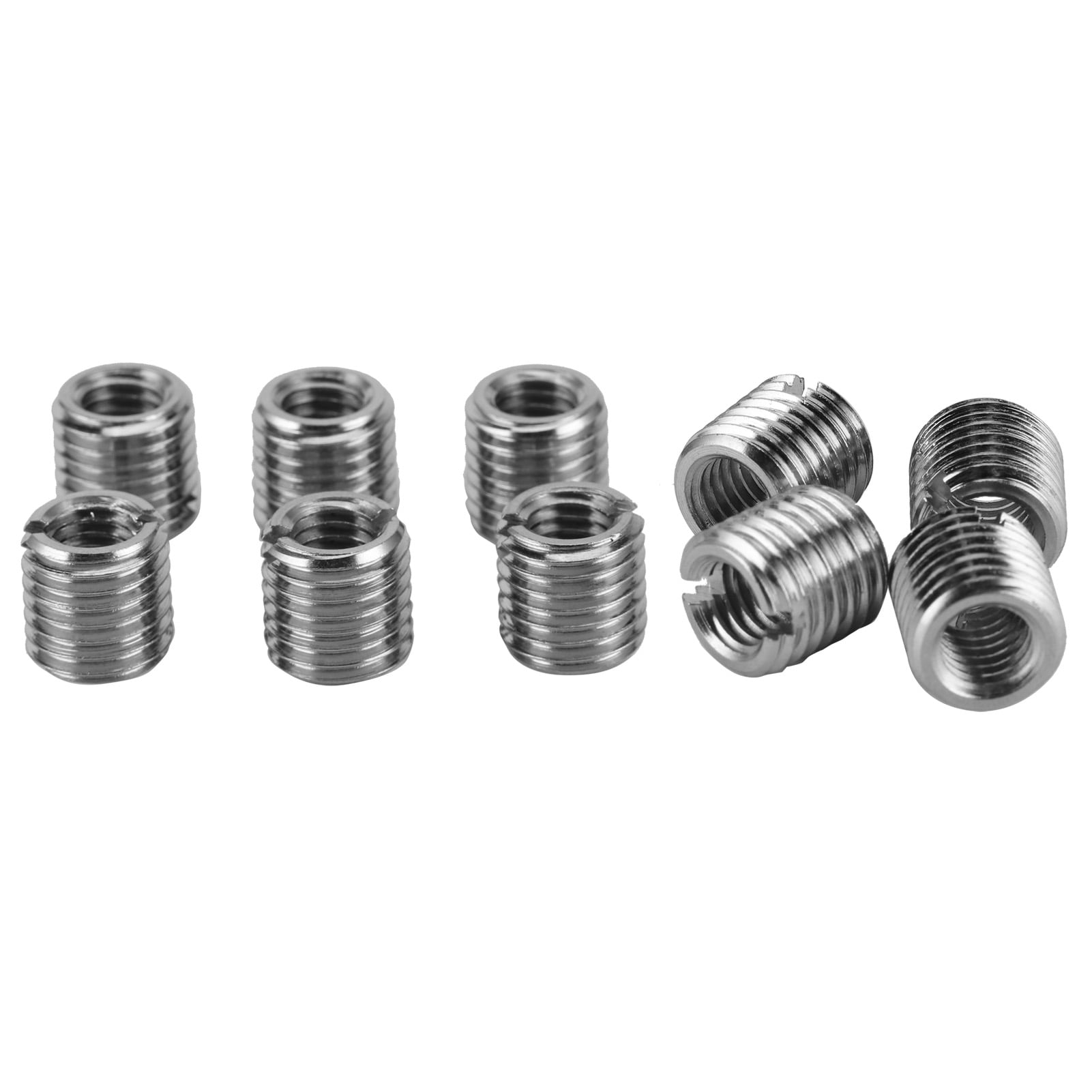 Details about   10ocs Set Hex Drive Screw Threaded Insert Nuts For Wood Furniture Replacement 