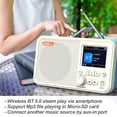 thumbnail image 4 of Digital AM Portable, Rechargeable Digital Tuner, Supports TF USB Port, Sleep Timer and Hand-Free for Home or Outdoor, 4 of 7