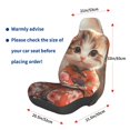 thumbnail image 3 of Fotbe Adorable Kitten In Kimono Funda para Asiento de Auto con Estampado – Impermeable y Antisudor – Ajuste Universal, Lavable a Máquina, Antideslizante (1 Pieza), 3 of 5