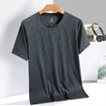 thumbnail image 3 of Krdevn Men's T Shirt Summer Loose Casual Running Half Sleeve Breathable Sports Short Sleeve,4XL, 3 of 3