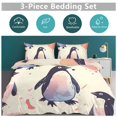 thumbnail image 6 of Cute Penguin Bedding Sets Twin Duvet Cover 3 Piece Cute Bed Set for Boys Girls Kid, 6 of 6