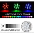 thumbnail image 4 of Waterproof LED Light, 2.7 Submersible RGB Multicolor LED Coaster Lights with Remote, 4 of 5