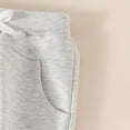 thumbnail image 2 of Coerni Baby Girls Winter Pants Set Long Sleeve Printed Solid Color Ribbed Pullover Solid Color Slim Fit Fashion Cotton Outfits, 2 of 9