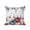 Red, variant on Thanksgiving Outdoor Throw Pillow with Insert, 16"x16" Orange White Pumpkins Wooden Crates Vintage Lanterns Waterproof Decorative Square Patio Pillows for Outside Furniture, Sofa, Porch, Garden