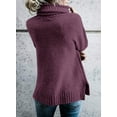 thumbnail image 5 of Sherrylily Fall Winter Women Sweaters Casual Turtleneck Long Sleeve Soft Knitted Pullover, 5 of 5