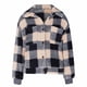thumbnail image 5 of Pntutb, chaqueta a cuadros de felpa para mujer, cárdigan grueso, tops nuevos de invierno, liquidación Pntutb Pntutb-554, 5 of 9