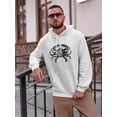 thumbnail image 2 of Crab Sketch Hoodie Men -Image by Shutterstock, Male Small, 2 of 4