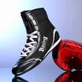 thumbnail image 4 of New Men's All-Season Professional Boxing and Wrestling Shoes, Unisex Training Shoes with Sole, Mid-Top and Low-Top Sanda/Combat Sports Shoes, High-Quality Handmade Fighting Shoes, Outdoor Fitness Sne, 4 of 9