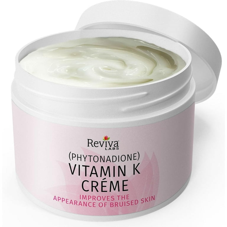 Reviva Labs, Vitamin K Cream, 2 oz, Face Moisturizer for Dark