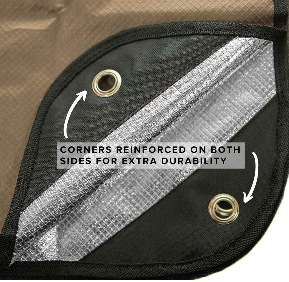 Couverture De Survie Spatiale Réflective - 160x210 Cm, Or/Argent - Protection Thermique Urgence Randonnée Camping - 7